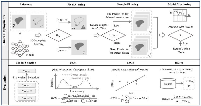 [CMIG] Evaluation of uncertainty estimation methods in medical image segmentation: Exploring the usage of uncertainty in clinical deployment