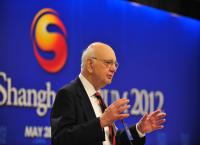 Paul Volcker在上海论坛2012闭幕式上演讲
