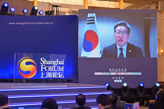 韩国驻华大使郑在浩在上海论坛2022开幕式上致辞