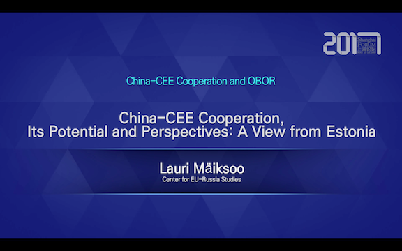 Shanghai forum 2017 Roundtable: China-CEE Cooperations——Lauri Mälksoo